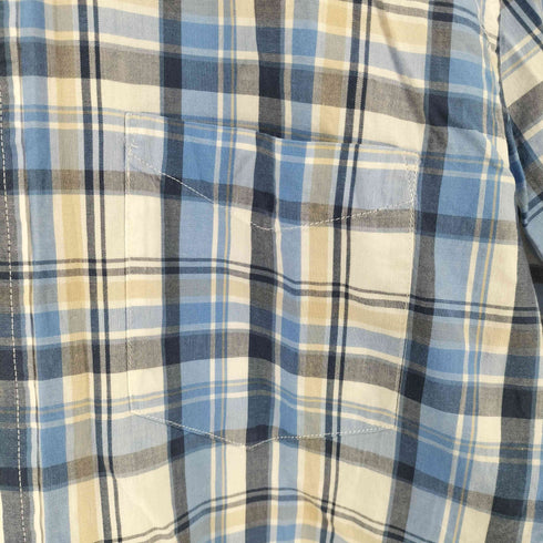 チャップス CHAPS sun drenched poplin チェック柄 BDシャツ メンズ import:M