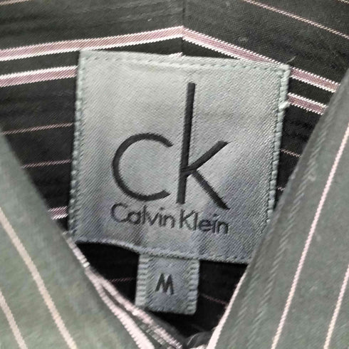 シーケーカルバンクライン ck Calvin Klein ストライプシャツ メンズ import:M