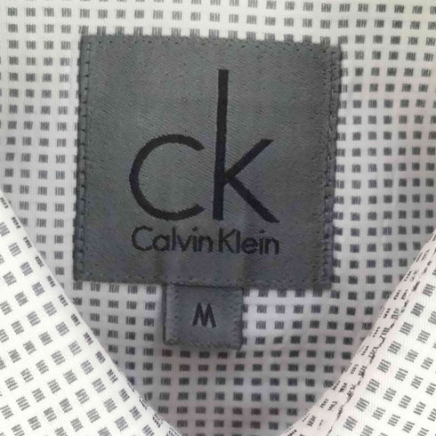 シーケーカルバンクライン ck Calvin Klein 総柄 レギュラーカラーシャツ メンズ import:M