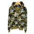 アベイシングエイプ A BATHING APE 26ss STA OVER PRINT 1ST CAMO MESH SHARK CROPPED FIT FULL ZIP HOODIE メンズ JPN:XL