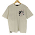 バットウムスメ DIVINE RETRIBUTION 抜刀娘 Japanese pattern パンダ 桜 和柄 刺繍クルーネックTシャツ メンズ JPN:XL