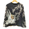 バットウムスメ DIVINE RETRIBUTION 抜刀娘 Japanese pattern 鯉 桜 和柄 L/SクルーネックTシャツ メンズ JPN:L