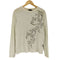 バットウムスメ DIVINE RETRIBUTION 抜刀娘 Japanese pattern 和柄 L/SクルーネックTシャツ メンズ JPN:M