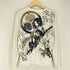 バットウムスメ DIVINE RETRIBUTION 抜刀娘 Japanese pattern 和柄 L/SクルーネックTシャツ メンズ JPN:M