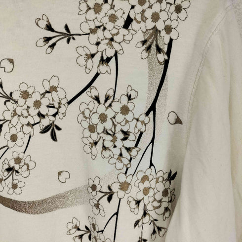 バットウムスメ DIVINE RETRIBUTION 抜刀娘 Japanese pattern 和柄 L/SクルーネックTシャツ メンズ JPN:M