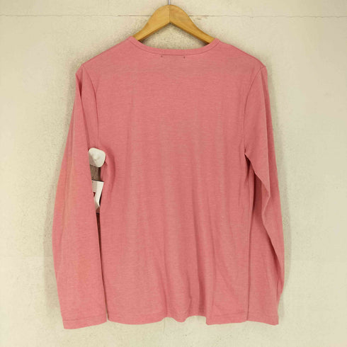 Doublefocus WALK フロントプリント L/S Vネックカットソー メンズ M