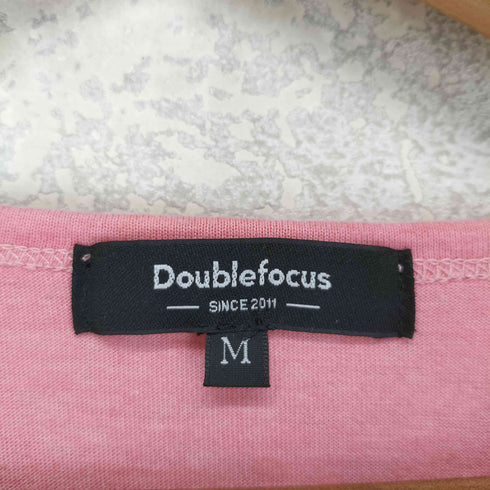 Doublefocus WALK フロントプリント L/S Vネックカットソー メンズ M