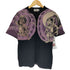 カラクリダマシイ 絡繰魂 Japanese pattern 雷神 和柄 クルーネックTシャツ メンズ JPN:L