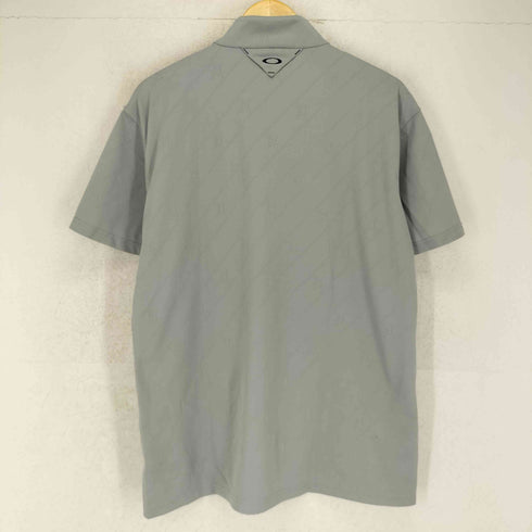 オークリー OAKLEY 襟ロゴ刺繍スタンドカラーハーフジップポロ メンズ JPN:XL XL