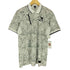 オークリー OAKLEY フロントジップ ロゴ刺繍総柄ポロシャツ メンズ JPN:XL XL