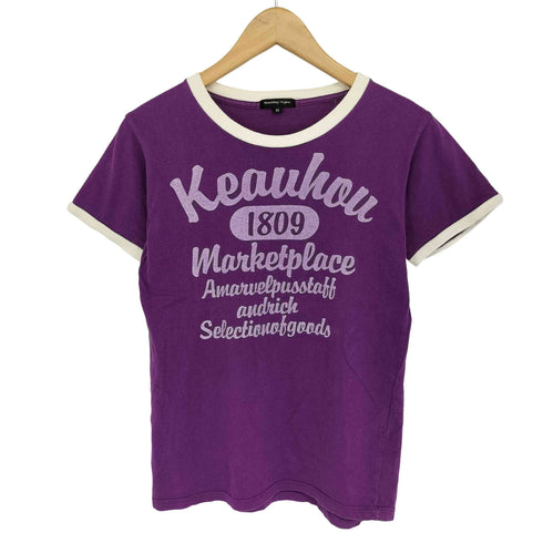 Ravishing Virgin Y2K 両面ロゴプリント リンガーTシャツ レディース JPN:M