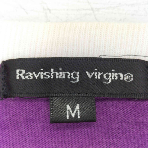 Ravishing Virgin Y2K 両面ロゴプリント リンガーTシャツ レディース JPN:M