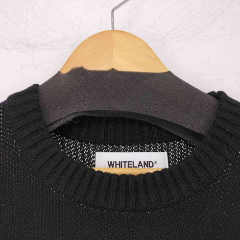 ホワイトランドブラックバーン WHITELAND BLACKBURN グラフィッククルーネックニット メンズ JPN:M