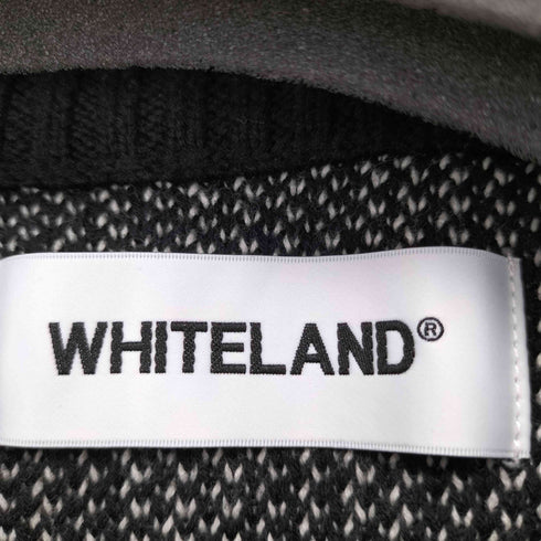 ホワイトランドブラックバーン WHITELAND BLACKBURN グラフィッククルーネックニット メンズ JPN:M