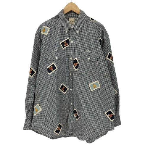 カールカナイ Karl Kani 両フラップ L/Sチェックシャツ メンズ JPN:M