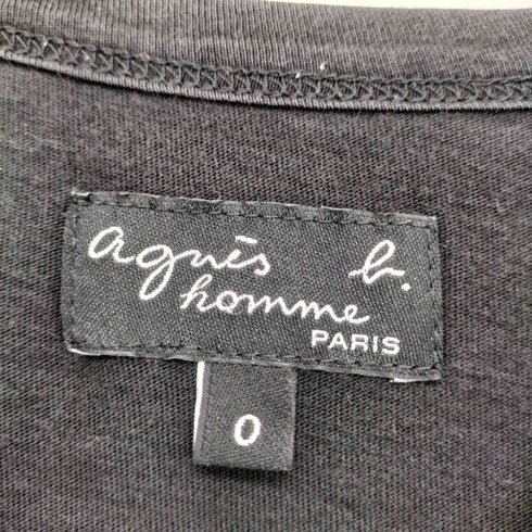 アニエスベーオム Agnes b.homme グラフィックデザイン クルーネック Tシャツ メンズ 0