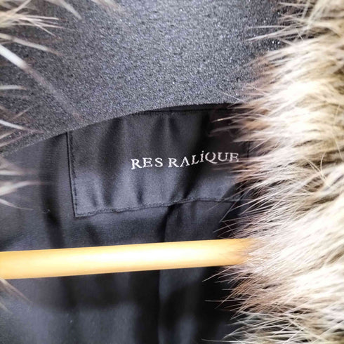 RES RALIQUE フォックスファーカラー ダウンコート レディース JPN:11号