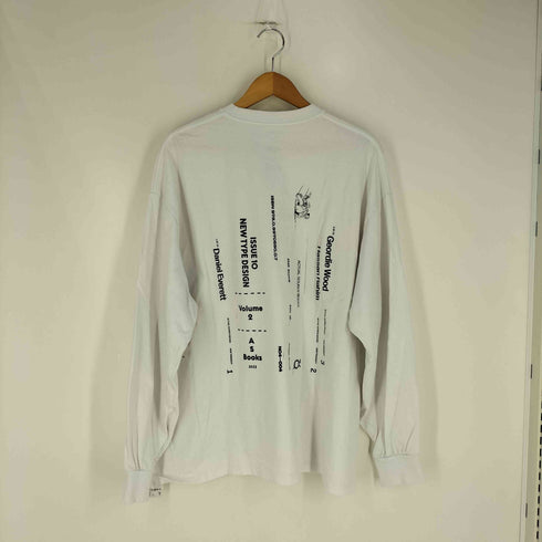 フレッシュサービス Fresh Service AS×FS CORPORATE L/S TEE BOOK STACK コットン クルーネック 長袖 Tシャツ メンズ JPN:L