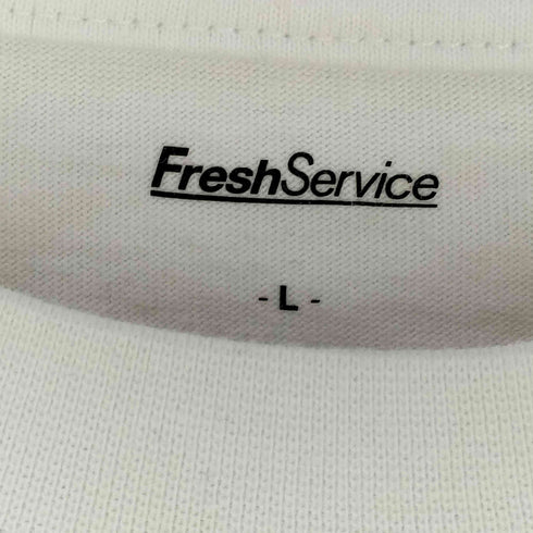 フレッシュサービス Fresh Service AS×FS CORPORATE L/S TEE BOOK STACK コットン クルーネック 長袖 Tシャツ メンズ JPN:L