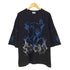 ヴォルカンアンドアフロダイティ VOLCAN&APHRODITE SAD CAT ステッチTシャツ レディース JPN:M