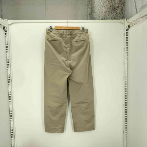 スティーブンアラン Steven Alan ウエポン ニドム イン ツープリーツ ドレス トラウザーズ パンツ メンズ L
