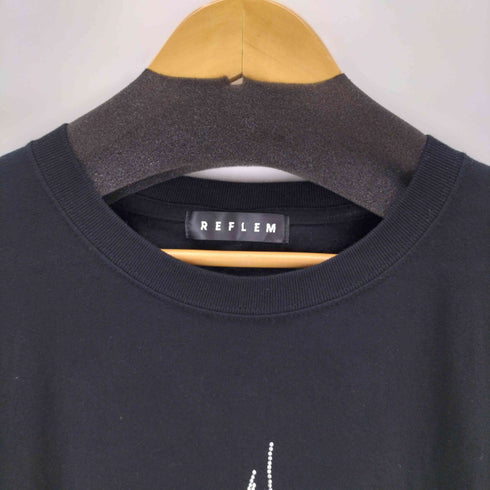 レフレム REFLEM ロゴラインストーンTシャツ メンズ