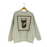 gray lifeshop 黒柴 長袖 トレーナー メンズ JPN:L
