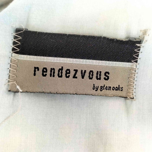 rendezvous by glen ooks グラデーション染め 2タック リネン コットン スラックス パンツ メンズ W32/L30
