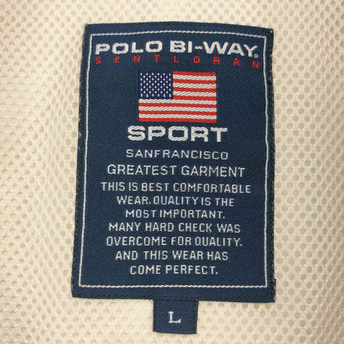POLO BI-WAY 刺繍ロゴ ジャケット メンズ L