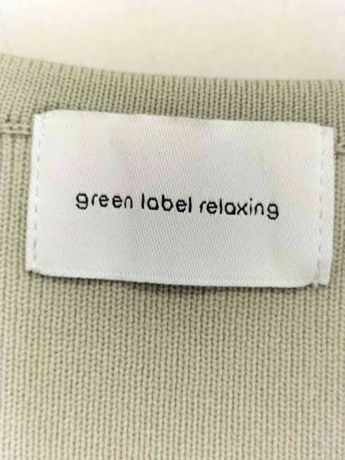 グリーンレーベルリラクシング GREEN LABEL RELAXING DEEP Vネック ニット ベスト レディース