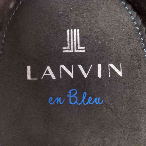 ランバンオンブルー LANVIN en Bleu スエード切替 ストレートチップ シューズ メンズ JPN:25.5