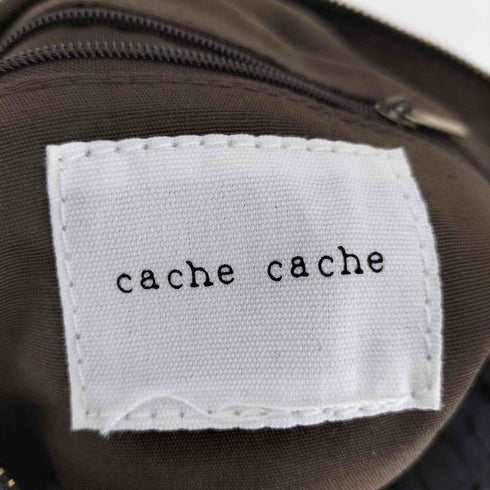 cache cache 2way ラメジップ ショルダー バック レディース