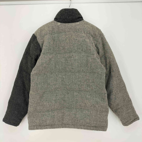 ノースフェイスパープルレーベル THE NORTH FACE PURPLE LABEL コラボ TWEED DOWN PARKA JACKET ツイード クレイジー チェック パターン ダウン ジャケット メンズ import:M