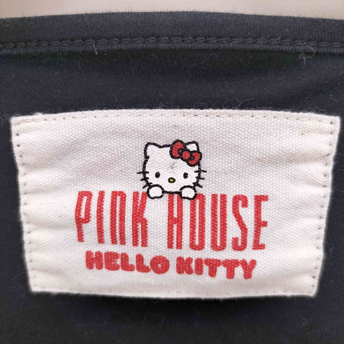 ピンクハウス PINK HOUSE 50周年記念 テーマパーク キャラクター コラボ プリント クルーネック L/S Tシャツ レディース JPN:4