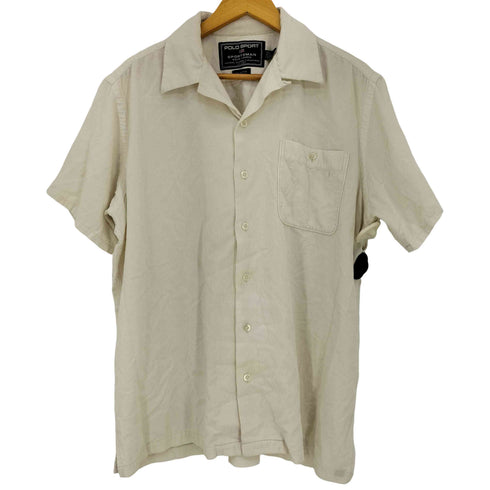 ポロスポーツラルフローレン POLO SPORT RALPH LAUREN 90S SPORTSMAN コーデュロイ S/S オープンカラーシャツ メンズ import:L