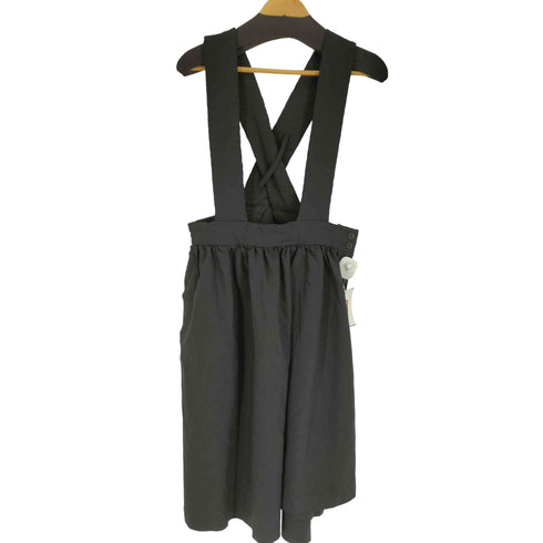 ブラックコムデギャルソン BLACK COMME des GARCONS AD2014 14AW ポリ縮絨 キュロット ジャンプスカート レディース JPN:XS