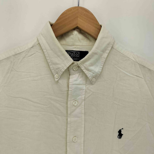 ポロバイラルフローレン Polo by RALPH LAUREN 90S ポニー刺繍 ボタンダウン S/S シャツ メンズ import:L