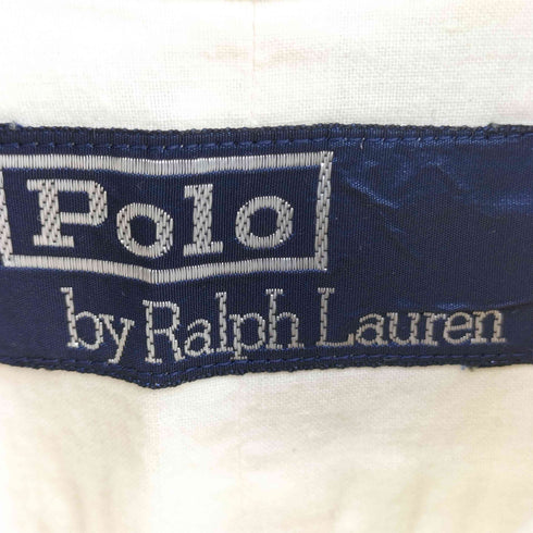 ポロバイラルフローレン Polo by RALPH LAUREN 90S ポニー刺繍 ボタンダウン S/S シャツ メンズ import:L