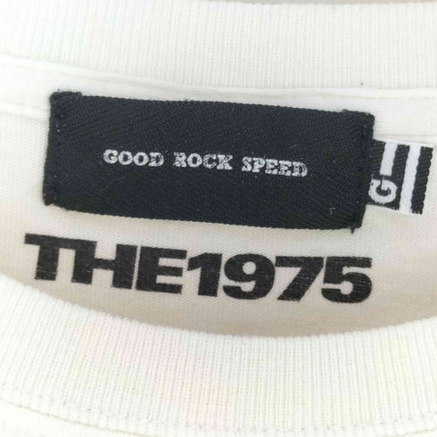 グッドロックスピード GOOD ROCK SPEED THE 1975 プリント 裾&袖シングルステッチ クルーネックTシャツ メンズ FREE