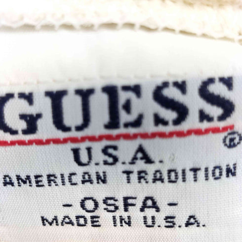ゲス GUESS 90S USA製 フロント プリント S/S Tシャツ メンズ