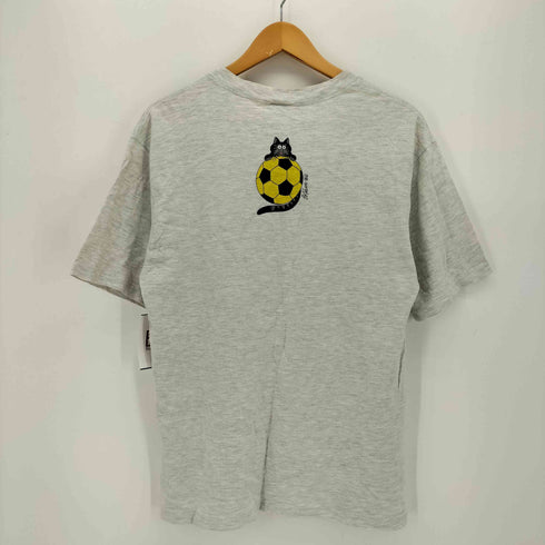 クレイジーシャツ CRAZY SHIRTS 90S USA製 キャラクター プリント S/S Tシャツ 猫 メンズ import:M