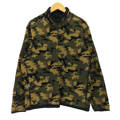 ユニクロ UNIQLO 00S OLD リバーシブル 迷彩 フリース ジップアップ ジャケット メンズ JPN:XL