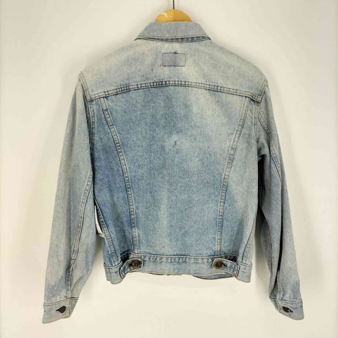 リーバイス Levis 80-90S 70508-02 USA製 ボタン裏刻印155 ケミカルウォシュド デニム トラッカー ジャケット レディース JPN:40