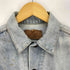 リーバイス Levis 80-90S 70508-02 USA製 ボタン裏刻印155 ケミカルウォシュド デニム トラッカー ジャケット レディース JPN:40