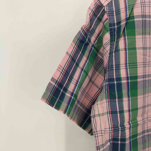 ギャップ Gap 00S OLD マドラスチェック レギュラーカラー ボックス S/S シャツ メンズ import:S