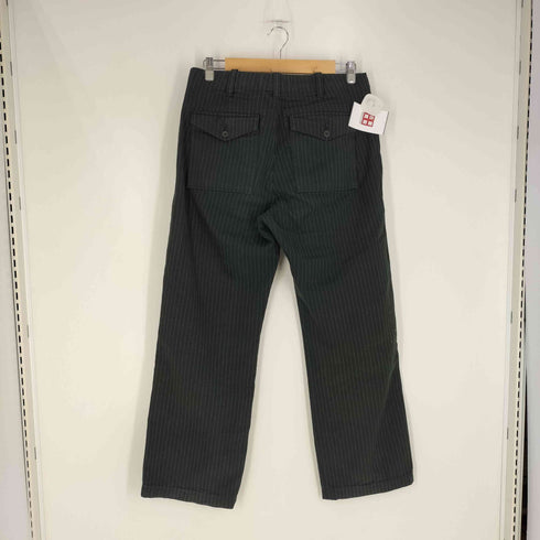 バナナリパブリック BANANA REPUBLIC 00S ノータック ストライプ スラックス パンツ メンズ 31/30