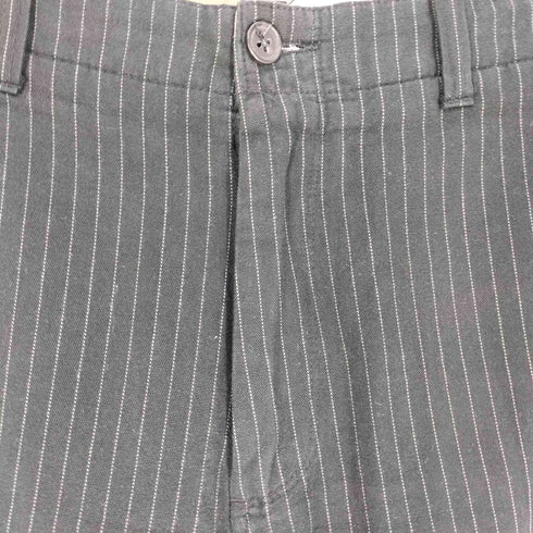 バナナリパブリック BANANA REPUBLIC 00S ノータック ストライプ スラックス パンツ メンズ 31/30