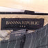 バナナリパブリック BANANA REPUBLIC 00S ノータック ストライプ スラックス パンツ メンズ 31/30