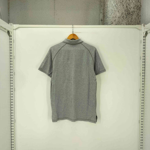 ポロラルフローレン POLO RALPH LAUREN NEW YORK カレッジ 三段 プリント ポロシャツ メンズ import:M