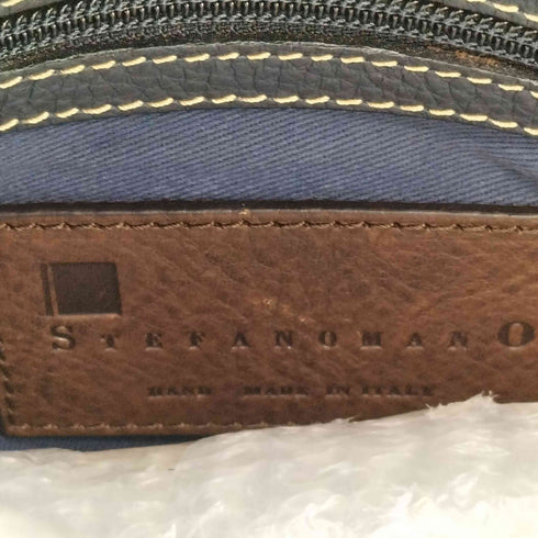 ステフノマーノ STEFANOMANO イタリア製 ハンドレザー ビジネスバック メンズ